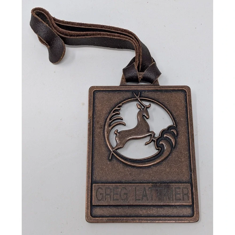The Experience at Koele Metal Golf Bag Tag Lanai Hawaii